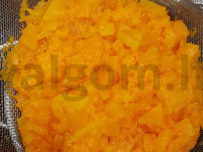 Moliūgų varškės blynai Žingsnis 2