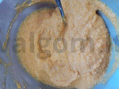 Moliūgų varškės blynai Žingsnis 4