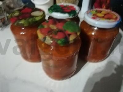 Gruzinų padažas su baklažanais pagrindine nuotrauka