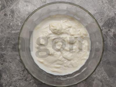 Švelnus pyragas su pienu Žingsnis 2