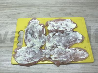 Vištienos ritinėliai su džiovintais slyvomis ir abrikosais Žingsnis 1