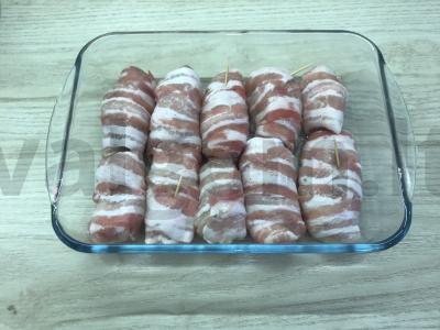 Vištienos ritinėliai su džiovintais slyvomis ir abrikosais Žingsnis 4