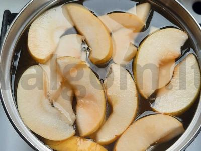 Obuolių, aviečių ir spanguolių kompotas Žingsnis 5