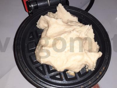 Baltyminė vaflė su varške Žingsnis 3