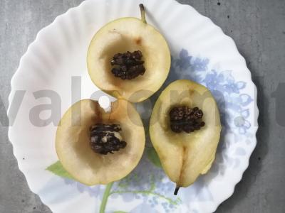 Kriaušė, kepta su graikiniais riešutais Žingsnis 3