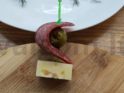 Kanapės su alyvuogėmis Žingsnis 5