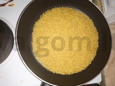 Bulgūras su daržovėmis kaip garnyras Žingsnis 2