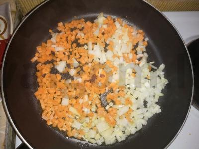 Bulgūras su daržovėmis kaip garnyras Žingsnis 3