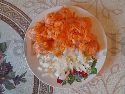 Ryžiai su vištiena sojų padaže Žingsnis 1