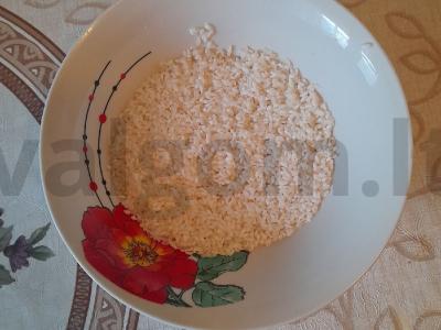 Ryžiai su vištiena sojų padaže Žingsnis 2