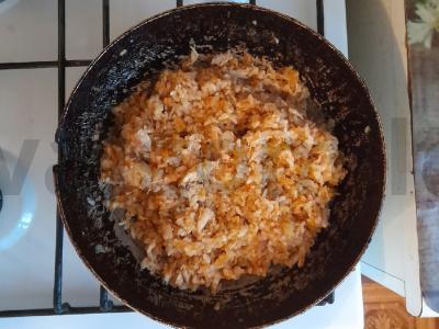 Ryžiai su vištiena sojų padaže Žingsnis 6