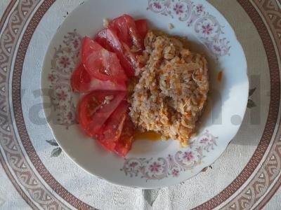 Ryžiai su vištiena sojų padaže pagrindine nuotrauka