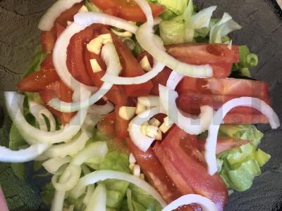 Lieknėjimo salotas „Aštrus“ Žingsnis 2