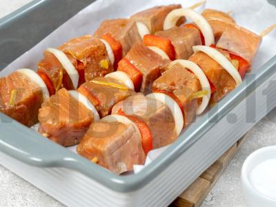 Lašišų šašlykas Žingsnis 2