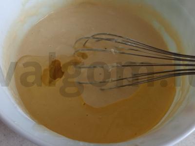 Blynai su varške ir sūriu Žingsnis 1