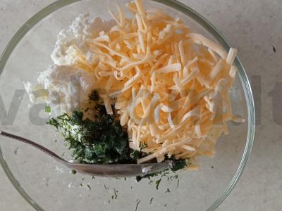 Blynai su varške ir sūriu Žingsnis 2