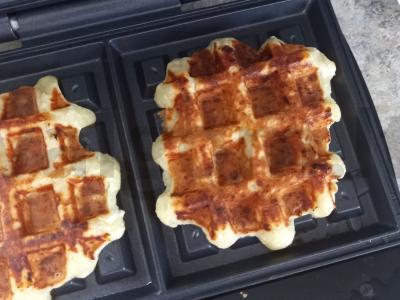 Varškės vafliai su avižų miltais Žingsnis 3