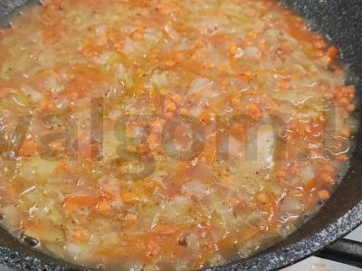 Lęšiai su daržovėmis ir prieskoniais Žingsnis 6