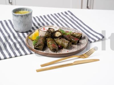 Vynuogių lapų dolma su kalakutienos filė pagrindine nuotrauka