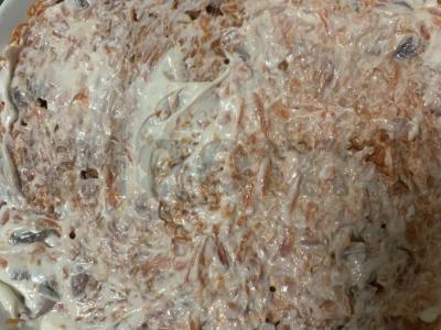 Silkė po kailiu su morkomis Žingsnis 5