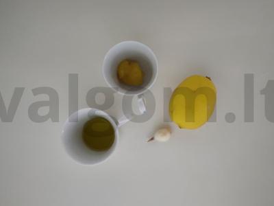 Vitaminų salotas su obuoliais, brokoliais ir migdolais Žingsnis 5