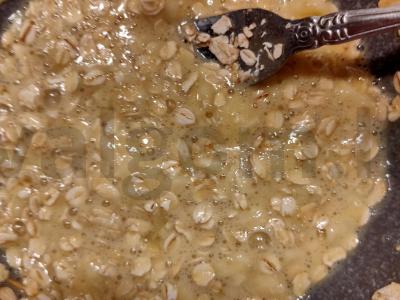 Avižų blynas su bananais pusryčiams Žingsnis 1