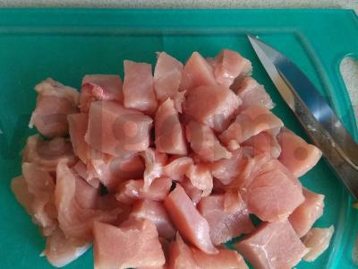 Kalakutienos filė grietinės padaže Žingsnis 2