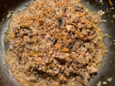 Grikių košė su grybais Žingsnis 5