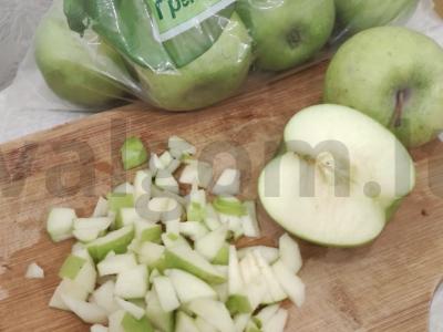Varškės užkandis su Grannio Smith obuoliais Žingsnis 2