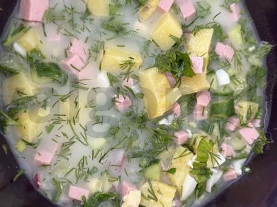 Okroška su ajranu pagrindine nuotrauka