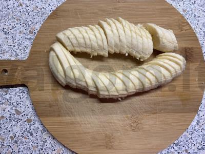 Švelnus tortas „Tiramisu“ su bananais Žingsnis 3