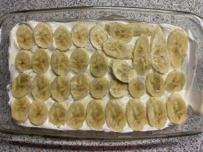 Švelnus tortas „Tiramisu“ su bananais Žingsnis 5