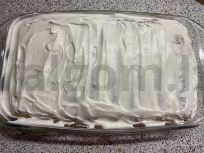 Švelnus tortas „Tiramisu“ su bananais Žingsnis 6