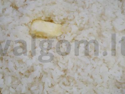 Birus ryžiai su sviestu garnyrui Žingsnis 7