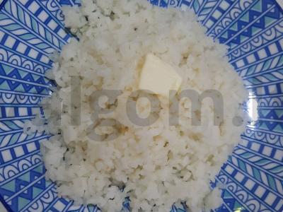 Birus ryžiai su sviestu garnyrui pagrindine nuotrauka