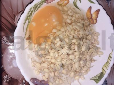 Ryžių apkepas su mungo daigais Žingsnis 2