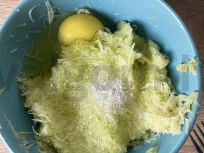 Cukinijų PP blynai Žingsnis 3