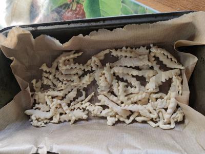 Orkaitės traškučiai su česnaku ir rūkytomis paprikomis Žingsnis 7