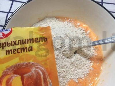 Morkų keksiukai su avižiniais dribsniais Žingsnis 2