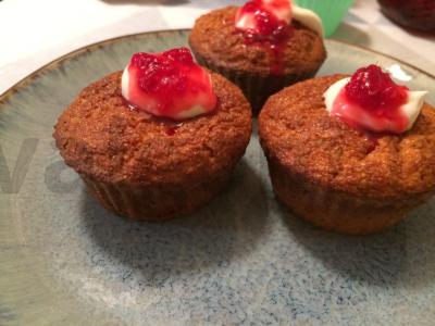 Morkų keksiukai su avižiniais dribsniais pagrindine nuotrauka