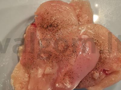 Mėsa prancūziškai su prieskoniais Žingsnis 1