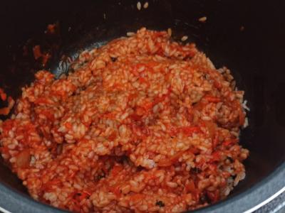 Ryžiai pomidorų padaže Žingsnis 7