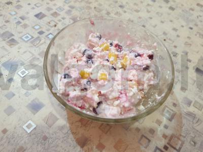 Varškės desertas „Sultingas obuoliukas“ Žingsnis 2