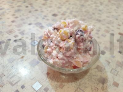 Varškės desertas „Sultingas obuoliukas“ Žingsnis 3