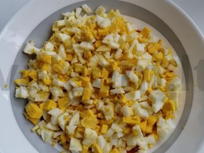 Salotas „Pati paprasčiausia“ su ryžiais ir kukurūzais Žingsnis 2