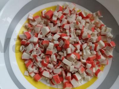 Salotas „Pati paprasčiausia“ su ryžiais ir kukurūzais Žingsnis 3