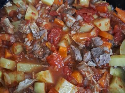 Sotūs lagmanas su jautiena Žingsnis 5