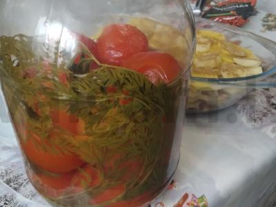 Bulvės su faršu ir pomidorų marinatu orkaitėje Žingsnis 7