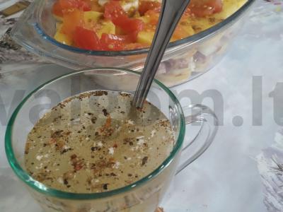 Bulvės su faršu ir pomidorų marinatu orkaitėje Žingsnis 9