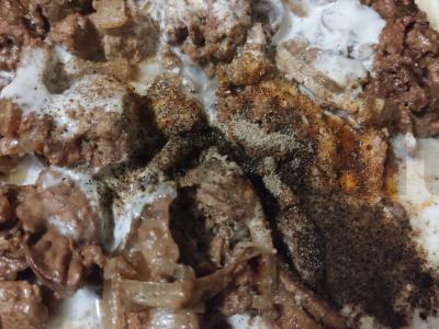 Vištienos kepenėlės su grikių garnyru Žingsnis 4